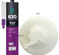 Ramsauer 630 1K Montage Acryl Kleber Klebstoff 400g Kartusche weiß