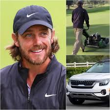 GOOD NEWS: The poor janitor at the PGA golf course helped Tommy Fleetwood  fix a flat tire, and the next day, a white SUV appeared in front of his  house! Full story