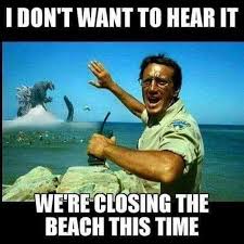 Spoof On The Summer Movie Jaws Godzilla Funny Godzilla Godzilla Vs