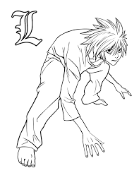 Death note coloring pages 01.25.2021. Pin On Death Note