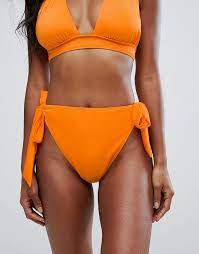 Asos Bikini Bottom Legged Legging Orange Bikini Bottom Legged Legging Orange Bikinis Latest Fashion Clothes Orange Leggings