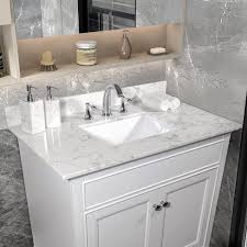 Lovmor 31inch Bathroom Vanity Top Stone