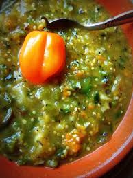 Blackened Tomatillo Poblano Salsa With Habanero Pepper Hispanic Kitchen Recipe Tomatillo Salsa Recipe Mexican Food Recipes Authentic Mexican Salsa Recipes