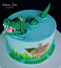 Between The Pages Crocodile Cake Cake Birthday Cake Decorating