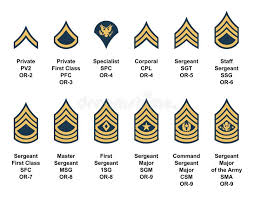 Army Rank Stock Illustrations 1 606 Army Rank Stock