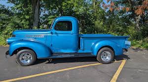 Image result for Blue 1946 Truck