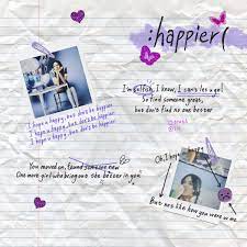 Olivia Rodrigo Happier Lyrics In 2021 Gambar Dinding Gambar