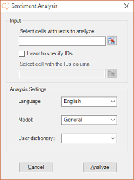 Sentiment Analysis In Excel Getting Started Meaningcloud