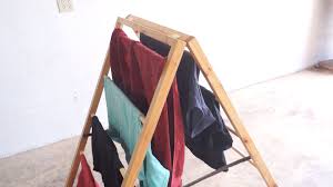 Most of the diy racks i've seen, tilt out from the wall. Diy Foldable Clothes Drying Rack Modern Builds
