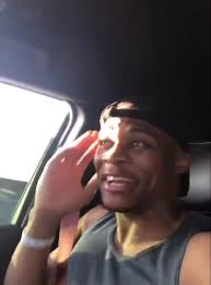 Russell Westbrook Running with Girl