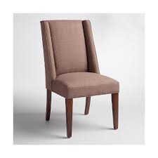 Cost Plus World Market Cocoa Herringbone Lawford Dining Chair 200 Liked On Polyvore Featuring Home F Brown Dining Chairs Dining Chairs Herringbone Fabric