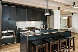 Flippers Turn Boring Bernal Box Into Sleek Designer Home Loft Kitchen Home Design