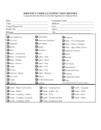 Most licensed inspection stations have a sign that says motor vehicle inspection station. Drivers Vehicle Inspection Report Edocr