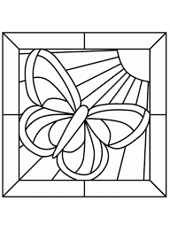 You can use our amazing online tool to color and edit the following stained glass coloring pages. Butterfly Stained Glass Coloring Page Free Printable Coloring Pages For Kids
