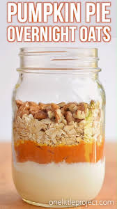 Pumpkin Pie Overnight Oats Video Recipe Video Overnight Oats Recipe Healthy Overnight Oats Healthy Clean Eating Oat Recipes Healthy