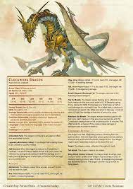 Clockwork Dragon Clockwork Dragon Dnd Dragons Dnd Monsters