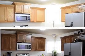 How To Refinish Wood Cabinets The Easy Way Builder Grade Kitchen Wood Cabinets Honey Oak Cabinets