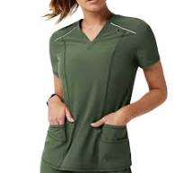 2024 Hot Sale Polyester Uniforms for Hospital Nurse Scrubs Nursing Sets  Short Sleeve Tops