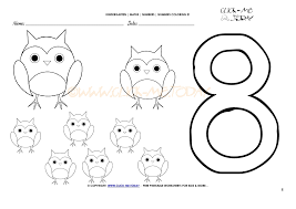Hundreds of free spring coloring pages that will keep children busy for hours. Number Coloring Pages Number 8