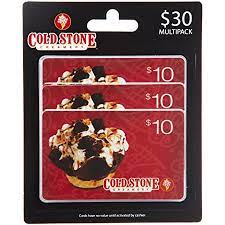 Maybe you would like to learn more about one of these? Amazon Com Cold Stone Creamery Gift Cards Multipack Of 3 10 Gift Cards