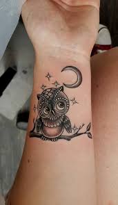 Ravishing Small Black Grey Owl Tattoo Cute Owl Tattoo Sleeve Tattoos Owl Tattoo