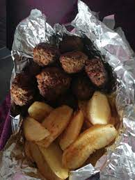 Rustic Kebabs Potato Wedges Recipe By Shaheema Khan Recipe Potato Wedges Real Food Recipes Kebab