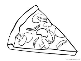 The topping consists mostly of tomato pure, basil and grated cheese and various other ingredients. Cute Pizza Coloring Pages Coloring4free Coloring4free Com