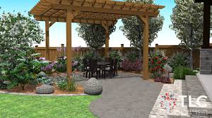 3d Designs Sketchup Patio Pergola Steps Pergola 3d Landscape Landscape Design