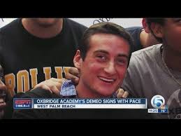 Oxbridge Academy's Demeo signs with Pace University