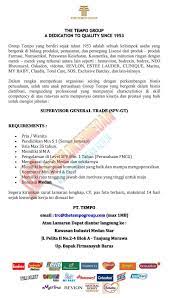 Loker dikim star loker dikim star foot locker launching it s first ever collection featuring star wars apparel accessories bojalnuxer wall the rising star takes on the. Lowongan Kerja Tamatan S1 Di Pt Tempo Scan Pacific Medan Juli 2020