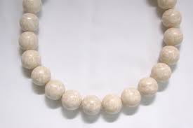 6mm 8mm 10mm 12mm Fossil Jade White Smooth Round Gemstone Bead--15 inch  strand