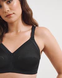 Triumph Doreen Cotton Non Wired Bra Blk