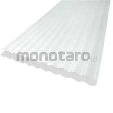 Untuk gelombang ada yang gelombang besar dan gelombang kecil. Beli Multilite Transparent Fiber Roof Atap Fiber Transparan Monotaro Id