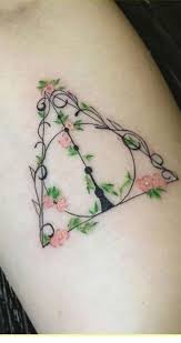 There's a strong likelihood that someone somewhere in the world is commissioning their very own harry potter tattoo right now. 30 Ideas Tattoo Ideas Harry Potter Deathly Hallows Tat Romantic Tattoo Tattoos Ink Tattoo