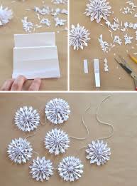 Handmade Holiday Paper Snowflake Garland Artbar Handmade Holiday Holiday Paper Christmas Crafts