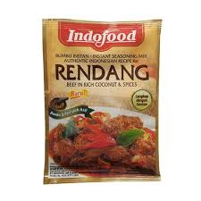 Bumbu rendang yang kaya akan rempah juga tak pernah gagal menggugah selera. Indofood Bumbu Rendang Instant 45gr Ub Baitul Makmur
