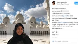 Mary the mother of jesus mosque beautiful masjid in abu dhabi next to the mosque there is a church. Pictures Wives Of Real Madrid Players Visit Sheikh Zayed Mosque Wear Abayas Al Arabiya English