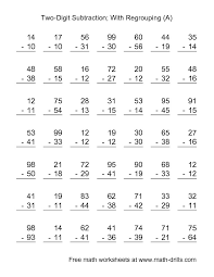 Grade 2 column form subtraction worksheets with 2 digit numbers. 3 Digit Subtraction With Regrouping Coloring Worksheets Novocom Top