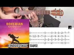 An ipad pro w/keyboard & airpods. Bohemian Rhapsody Simplified Queen Fingerstyle Ukulele Tutorial Youtube Ukulele Tutorial Ukulele Fingerstyle Ukulele