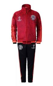 Manchester United 2015 2016 Champions League Red Kids Youth Tracksu Manchester United Champions Manchester United Champions League Manchester United Jacket