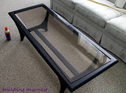 Dry brushing furniture | coffee table makeover:: Coffee Table Makeover Building This Nest