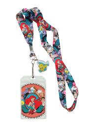 Disney The Little Mermaid Characters Lanyard Disney Purse Disney Style Little Mermaid Characters