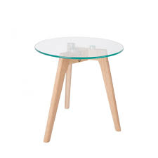 Chic, coquette et polyvalente, elle se sert de ses nombreuses facettes pour magnifier. Tables Basses Scandinaves X2 Verre Et Chene Bror