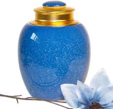 Buy Medium Urns For Human Ashes Ocean Blue Urns For Ashes Adult Male Cremation Urns For Human Ashes Adult Female Baby Urns For Ashes Dog Urns Online In Belarus B0952vfk25