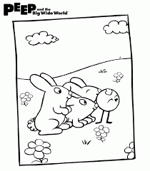 Some of the coloring pages shown here are nannys exploring light color images on, pin by peep and the big wide world on peep coloring, peeps logo. Peep And The Big Wide World Coloring Pages Coloring Home