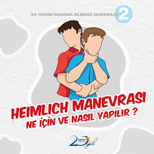 Yazımızda konu ile ilgili kapsamlı bilgilere yer vereceğiz. Serenas Group On Twitter Heimlich Manevrasi Nedir Nefes Borusuna Kacan Herhangi Bir Cismin Karin Bosluguna Baski Uygulayarak Cikarilmasidir Ilk Olarak Kisiyi Oksurmeye Tesvik Edin Eger Kisi Oksurdugunde De Cismi Cikartamiyorsa Bu Durumda