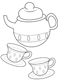 9,000+ vectors, stock photos & psd files. Teacup Coloring Page Stock Illustration Illustration Of Black 50480610