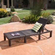 Christopher Knight Home 303846 Joyce Outdoor Multibrown Wicker Chaise Lounge Without Cushion In 2020 Patio Chaise Outdoor Chaise Lounge Outdoor Chaise