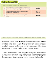 Klik di sini untuk download. Jawapan Latihan Formatif 1 5