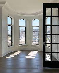 Like a traditional casement window, these come with a sash on the side and can be pushed open. Arch Top Casement Windows Illuminate Circular Room Pella